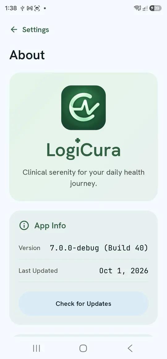 About — logo, tagline and App Info