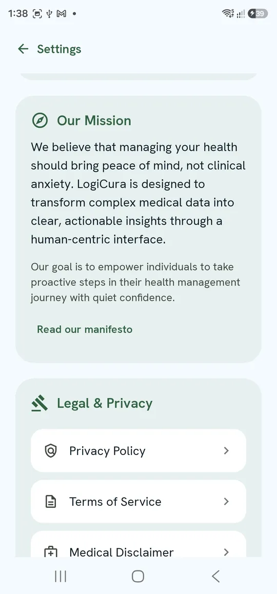 About — Our Mission and Legal & Privacy