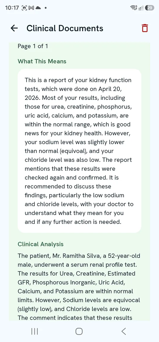 AI Extraction — What This Means and Clinical Analysis